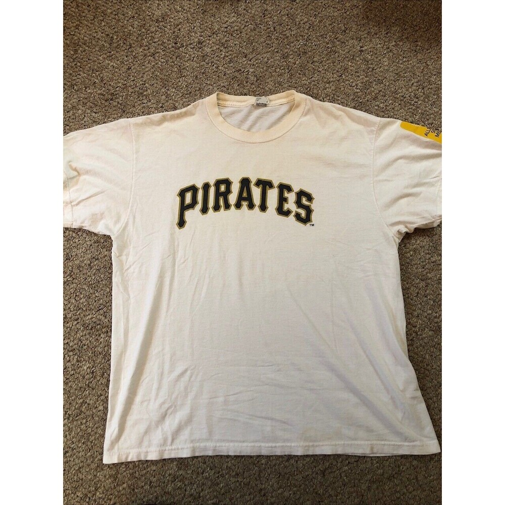 Vintage‎ Pittsburgh Pirates White T Shirt XL Stadium Promo Edition
